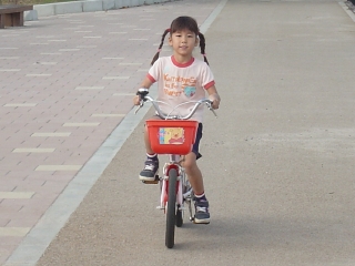 里紗の自転車